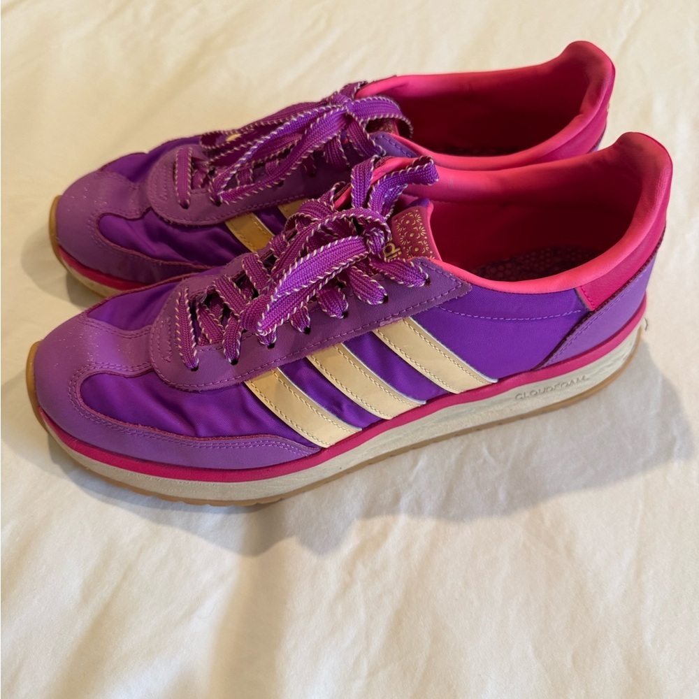 adidas Women’s Run 70s Purple and Pink Retro Runner Sneakers